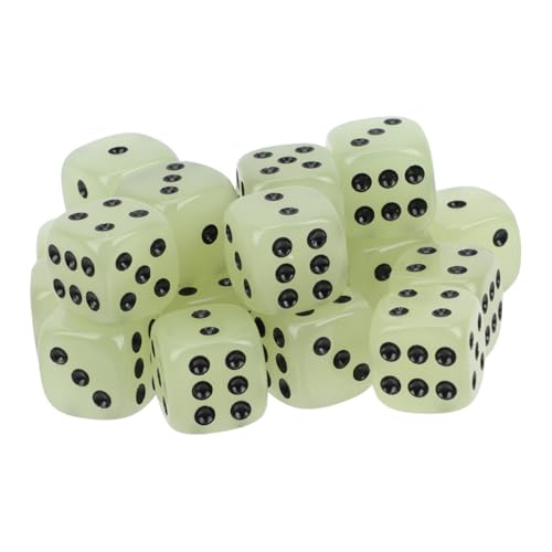 KICHOUSE Harz Würfel Spielzeug Licht 20pcs Würfel Für Ktv Party Unterhaltung von KICHOUSE