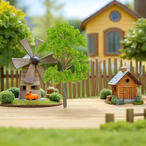KICHOUSE 20 Stück Miniatur-Landschaftsbäume: Modellbahn-Landschaft, Sandtisch-Materialien, Kunststoff-Kunst-Mini-Bäume für DIY, kreatives Basteln, Heimdekoration KICHOUSE 20 Stück Miniatur-Landschaftsbäume: Modellbahn-Landschaft, Sandtisch-Materialien, Kunststoff-Kunst-Mini-Bäume für DIY, kreatives Basteln, Heimdekoration von KICHOUSE