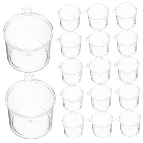 KICHOUSE 20 Stück Miniatur Mousse Tassen Teiliges Transparentes Puppenhaus Zubehör für DIY Projekte für Mini Küche Dekorationen und Kreative Bastelarbeiten KICHOUSE 20 Stück Miniatur Mousse Tassen Teiliges Transparentes Puppenhaus Zubehör für DIY Projekte für Mini Küche Dekorationen und Kreative Bastelarbeiten von KICHOUSE