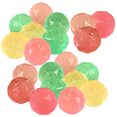 KICHOUSE 20 Stück Schwimmender elastischer Ball kleine Hüpfbälle hüpfen mit Bällen Hüpfbälle Masse Hüpfbälle für in großen Mengen Plastik Zufällige Farbe von KICHOUSE