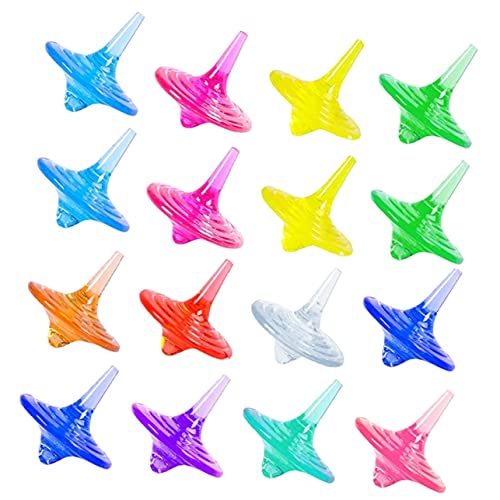 KICHOUSE 20 Stück Spinnendes Edelsteinspielzeug Tops Bildungsspielzeug -Desktop- Rotierende Oberteile Spielspielzeug Kinderpädagogische Spielzeuge Gyro Acryl von KICHOUSE