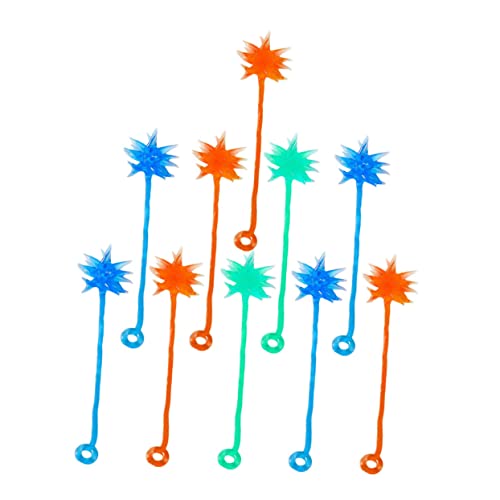 KICHOUSE 20 Stück Stretchy Sticky Hammer Spielzeugset Sensorisches Fidget für Stressabbau für Erwachsene Flexible und Langlebig und Robust Zufällige Farbe Zufällige Farbe von KICHOUSE
