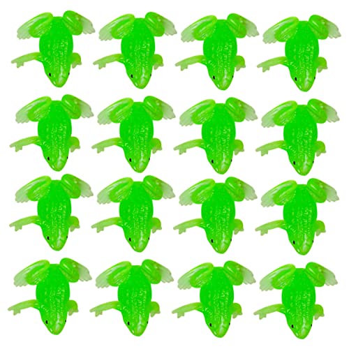 KICHOUSE 20 Stück Teiliges Froschfiguren aus Langlebigem TPR Realistische Simulation Edukatives für Vielseitige Deko für Garten Badezimmer Aquarium und Bonsai von KICHOUSE