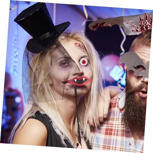 KICHOUSE 20 Stück Teiliges Halloween Deko mit Gruseligen Realistischen Kunststoff Augen Umweltfreundlich Geruchlos für Halloween Partys Bühnenauftritte und Scherzartikel von KICHOUSE