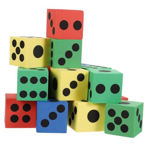 KICHOUSE 20 Stück aus Eva-Schaum für kinderspielzeug Family Games Bildungsspielzeug quadratische Blöcke Mathe-Lehrwürfel Eva Partyzubehör von KICHOUSE