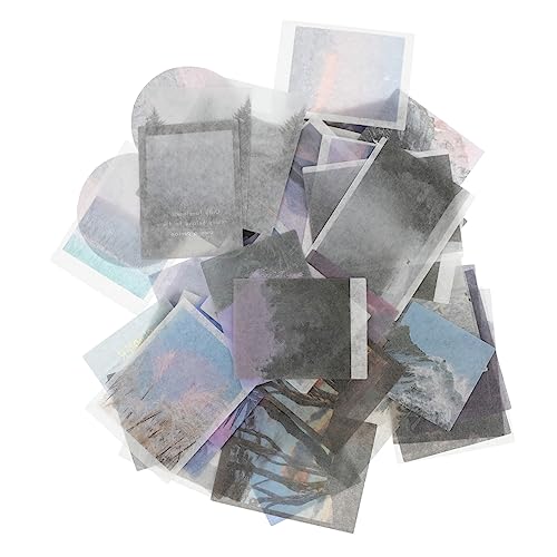 KICHOUSE 200stücke Selbstklebende Scrapbook Aufkleber Aus Dekoration Für Tagebuch Und Planer Vielseitig Einsetzbar Kreative Bastelmaterialien Für Handarbeiten Mit Paketen von KICHOUSE