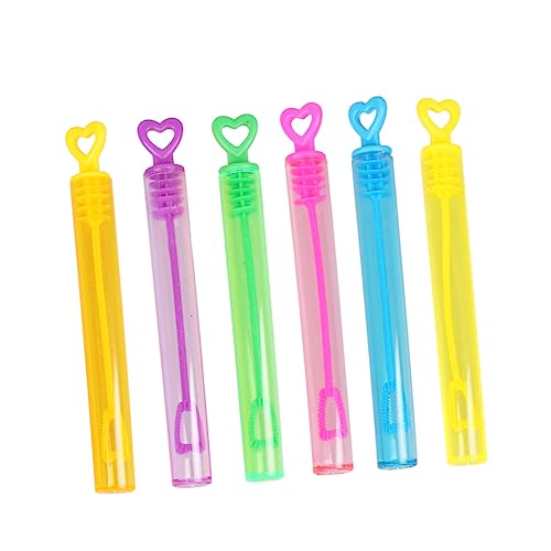 KICHOUSE 24 Stück Bubble -zauberstäbe Blasenmacher Blasen Lustiges Herzförmiger Seifenblasenstift von KICHOUSE