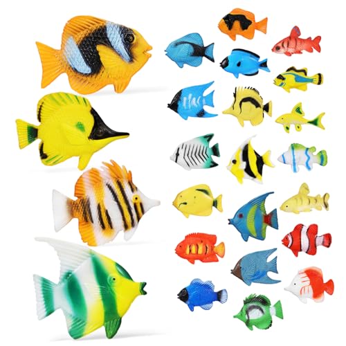 KICHOUSE 24 Stück Simulationsfischspielzeug Spielzeuge Kinderspielzeug gefälschte Fischdekoration Ocean Animal Toy Künstlicher Kleiner Fisch Plastik KICHOUSE 24 Stück Simulationsfischspielzeug Spielzeuge Kinderspielzeug gefälschte Fischdekoration Ocean Animal Toy Künstlicher Kleiner Fisch Plastik von KICHOUSE
