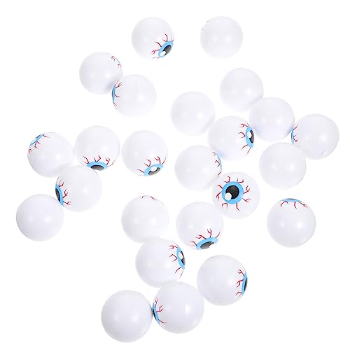 KICHOUSE 24 Stück Teiliges Halloween Augäpfel Plastik Augen mit Rote Adern Gruselige Party Deko Requisiten für Kostüme und Trick Treat Tütenfüllung KICHOUSE 24 Stück Teiliges Halloween Augäpfel Plastik Augen mit Rote Adern Gruselige Party Deko Requisiten für Kostüme und Trick Treat Tütenfüllung von KICHOUSE