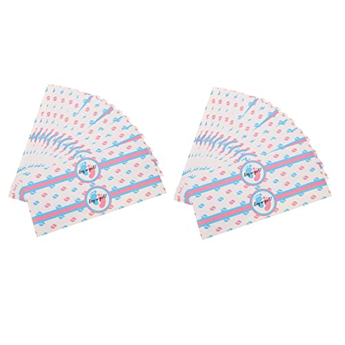 KICHOUSE Geschlechtsspezifische Flaschenaufkleber 24er-Pack Flaschenetiketten Für Jungen Oder Mädchen Babyparty- Wasserflaschenetiketten Für Jungen Und Mädchen von KICHOUSE