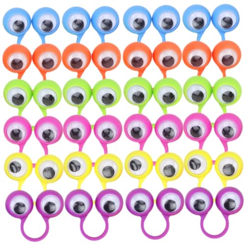 KICHOUSE 24Stücke Augapfelringe Fingerpuppen für Erwachsene Augenringe für Kreative Bastelprojekte und Unterhaltsame Geschichten Geburtstags KICHOUSE 24Stücke Augapfelringe Fingerpuppen für Erwachsene Augenringe für Kreative Bastelprojekte und Unterhaltsame Geschichten Geburtstags von KICHOUSE