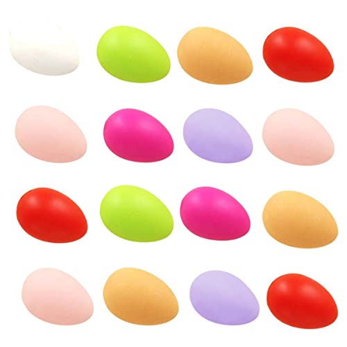 KICHOUSE 24stücke Graffiti Eier Bunte Deko Für Bastelidee Für Ostern Und Malen Und Dekorieren Zufällige Farben von KICHOUSE