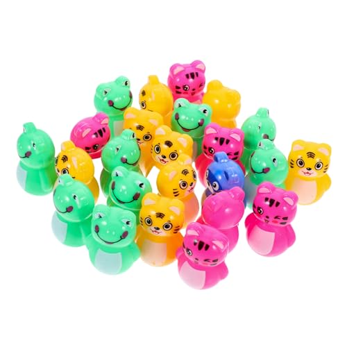 KICHOUSE 24Stücke Mini Tumbler Stehendes Becherspielzeug für Lernspielzeug Lebenskompetenzen Wohnkultur Deko und Tischornamente von KICHOUSE