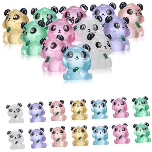 KICHOUSE 28 Stück Teiliges Leuchtende Mini Panda Figuren Kleine Tier Dekorationen für Garten und Party Detailreiche Handbemalte Nachtlicht Miniaturen als und Zimmerakzent KICHOUSE 28 Stück Teiliges Leuchtende Mini Panda Figuren Kleine Tier Dekorationen für Garten und Party Detailreiche Handbemalte Nachtlicht Miniaturen als und Zimmerakzent von KICHOUSE