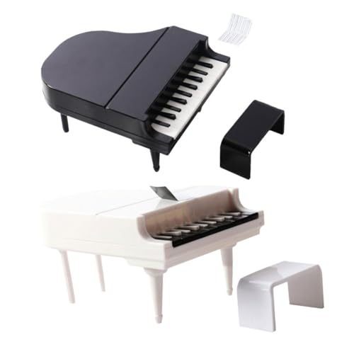 KICHOUSE 2Sätze Klavier Modell für Puppenhaus Teiliges aus Robustem Material für Mini und Kreative Mikrolandschaften mit Hocker KICHOUSE 2Sätze Klavier Modell für Puppenhaus Teiliges aus Robustem Material für Mini und Kreative Mikrolandschaften mit Hocker von KICHOUSE