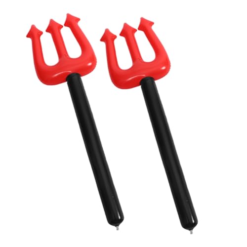 KICHOUSE 2Stücke Aufblasbare Teufelsgabel aus PVC Halloween Kostüm Accessoires für Party Cosplay Leicht Tragbar Einfach zu Aufblasen Langlebig Platzsparend Dekoration KICHOUSE 2Stücke Aufblasbare Teufelsgabel aus PVC Halloween Kostüm Accessoires für Party Cosplay Leicht Tragbar Einfach zu Aufblasen Langlebig Platzsparend Dekoration von KICHOUSE