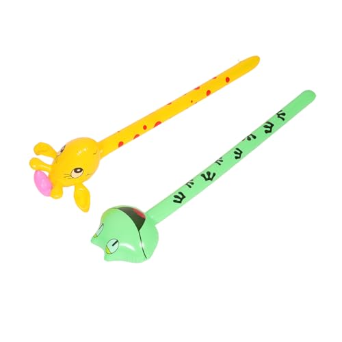 KICHOUSE Charmante Aufblasbare Tierspielzeug Giraffe Frosch Sticks Robustes Pvc Kinder Party Favors Indoor/ KICHOUSE Charmante Aufblasbare Tierspielzeug Giraffe Frosch Sticks Robustes Pvc Kinder Party Favors Indoor/ von KICHOUSE