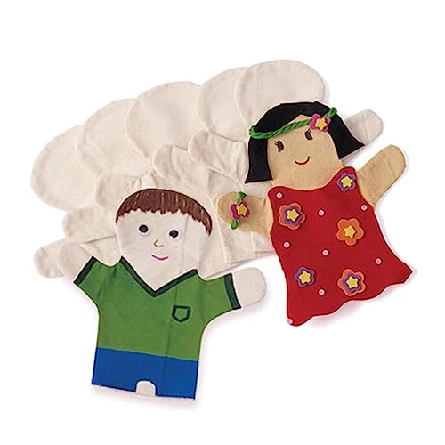 KICHOUSE 2Stücke Fingerpuppenmaterial für Kreatives DIY Paket mit Weißen Fingerpuppen für Fantasievolles und Geschichtenerzählen Sicher und Langlebig für Kleinkinder KICHOUSE 2Stücke Fingerpuppenmaterial für Kreatives DIY Paket mit Weißen Fingerpuppen für Fantasievolles und Geschichtenerzählen Sicher und Langlebig für Kleinkinder von KICHOUSE