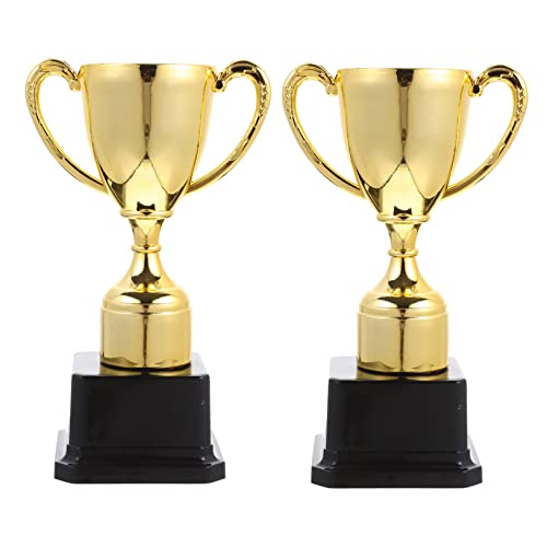 KICHOUSE 2Stücke Goldene Kunststofftrophäen Für Preisgekrönte Trophäen Für Wettbewerbe Partys Und Sportveranstaltungen Sicher Und Langlebig Belohnungsgeschenk Für Kleine KICHOUSE 2Stücke Goldene Kunststofftrophäen Für Preisgekrönte Trophäen Für Wettbewerbe Partys Und Sportveranstaltungen Sicher Und Langlebig Belohnungsgeschenk Für Kleine von KICHOUSE