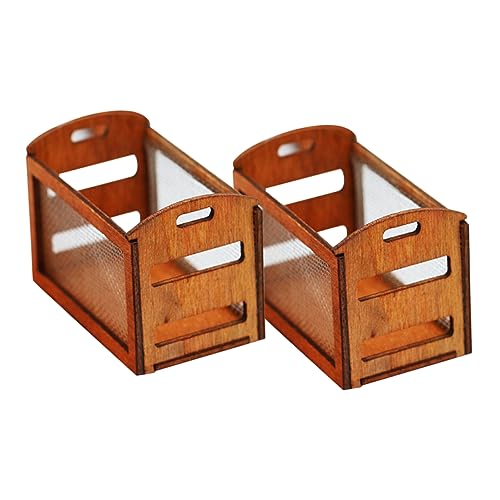 KICHOUSE 2Stücke Holz Körbe für Puppenhaus Dekoration Handgefertigte Layout Requisiten für DIY Projekte und Miniaturfiguren Vielseitig Einsetzbar Kreativen KICHOUSE 2Stücke Holz Körbe für Puppenhaus Dekoration Handgefertigte Layout Requisiten für DIY Projekte und Miniaturfiguren Vielseitig Einsetzbar Kreativen von KICHOUSE