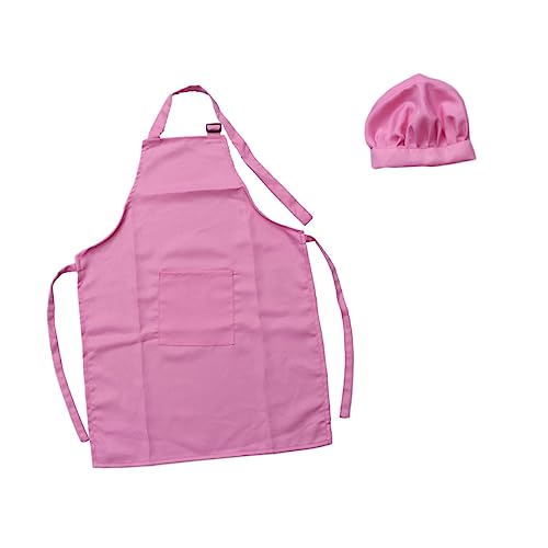 KICHOUSE 2Stücke Kochset mit Schürze und Kochmütze für Kreative und Bastelaktivitäten Verstellbar aus Hochwertigem Material für Jungen KICHOUSE 2Stücke Kochset mit Schürze und Kochmütze für Kreative und Bastelaktivitäten Verstellbar aus Hochwertigem Material für Jungen von KICHOUSE