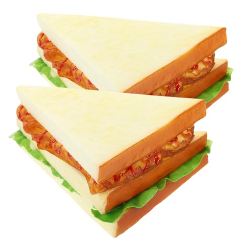 KICHOUSE Dekompressions-Foto-Requisiten Pu-simulations-Sandwich Für Schaufensterdekoration Und Unterricht von KICHOUSE