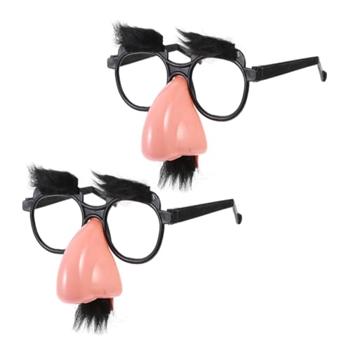 KICHOUSE 2Stücke Lustige Brille mit Schnurrbart für Karneval Halloween und Geburtstagsfeiern Humorvolle Party Requisiten für Erwachsene für Jede Festliche Veranstaltung KICHOUSE 2Stücke Lustige Brille mit Schnurrbart für Karneval Halloween und Geburtstagsfeiern Humorvolle Party Requisiten für Erwachsene für Jede Festliche Veranstaltung von KICHOUSE