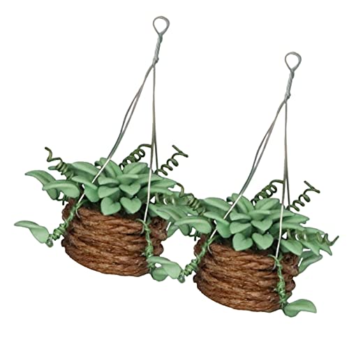 KICHOUSE 2Stücke Mini Bonsai Dekoration Künstliche Topfpflanzen für Puppenhaus Mikrolandschafts Dekoration Kleine Töpfe und Gartenaccessoires KICHOUSE 2Stücke Mini Bonsai Dekoration Künstliche Topfpflanzen für Puppenhaus Mikrolandschafts Dekoration Kleine Töpfe und Gartenaccessoires von KICHOUSE