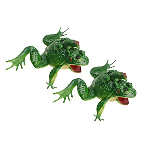 KICHOUSE 2 Stücke Künstliche Frösche Spielzeug mit Quetschgeräusch Mutter Kind Froschmodell für Kinder Frosch Deko für Garten und Teich Lernspielzeug zur Hand Auge Koordination KICHOUSE 2 Stücke Künstliche Frösche Spielzeug mit Quetschgeräusch Mutter Kind Froschmodell für Kinder Frosch Deko für Garten und Teich Lernspielzeug zur Hand Auge Koordination von KICHOUSE
