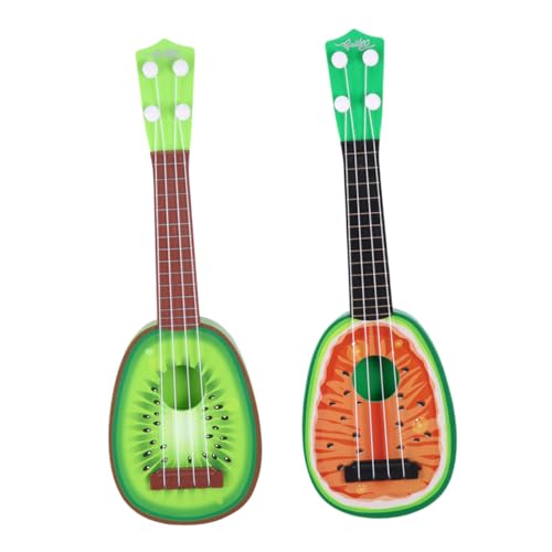 KICHOUSE 2Stücke Mini Früchte Ukulele für Einstellbare Ukulele Wassermelone Kiwi Musikalisches Lernspielzeug für Anfänger für Musikalische Früherziehung KICHOUSE 2Stücke Mini Früchte Ukulele für Einstellbare Ukulele Wassermelone Kiwi Musikalisches Lernspielzeug für Anfänger für Musikalische Früherziehung von KICHOUSE