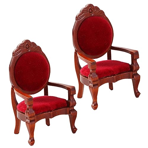 KICHOUSE 2Stücke Möbel Vintage Design Puppenzubehör Für Kreatives Und Dekoration Für Rollenspiele Und Bildungszwecke von KICHOUSE