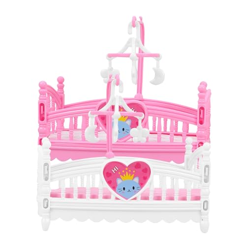 KICHOUSE 2Stücke Puppenbett Puppenhaus Möbel für Kinderzimmer Realistische Miniaturmöbel aus DIY Puppenhaus Dekoration und Farbvarianten KICHOUSE 2Stücke Puppenbett Puppenhaus Möbel für Kinderzimmer Realistische Miniaturmöbel aus DIY Puppenhaus Dekoration und Farbvarianten von KICHOUSE