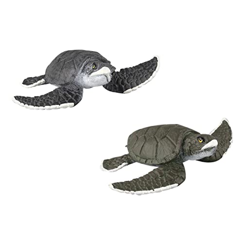 KICHOUSE 2Stücke Realistische Schildkrötenmodelle Aus Meerestiere Deko Für Kinderzimmer Kreative Dekoration Und Sammelfiguren Für Garten von KICHOUSE