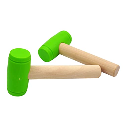 KICHOUSE 2Stücke Simulation Holzhammer Für Kleinkindspielzeug Motorik Und Koordination Sicheres Leichtes Design Für Kreative Spiele Und von KICHOUSE