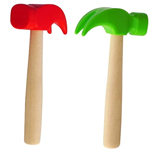 KICHOUSE Baby-Spielzeug-Hammer-Set 2-teilig Kinder-Hammer-Spielzeug Mit Holzgriff Rollenspiel-hämmer Für Kleinkinder KICHOUSE Baby-Spielzeug-Hammer-Set 2-teilig Kinder-Hammer-Spielzeug Mit Holzgriff Rollenspiel-hämmer Für Kleinkinder von KICHOUSE
