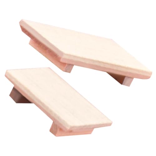 KICHOUSE 2pcs Mini House Display Dish Models Desktop Doll House Tabletts Mini Doll House Tabletts KICHOUSE 2pcs Mini House Display Dish Models Desktop Doll House Tabletts Mini Doll House Tabletts von KICHOUSE