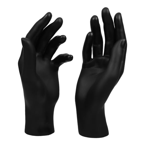 KICHOUSE 2st Handmodell-requisiten Handschmuckbaum Handgesten-skulptur Betende Figur Handminiaturen Handringhalterständer Handringständer Handring-vitrine Schmuckarmhalter Black Plastik KICHOUSE 2st Handmodell-requisiten Handschmuckbaum Handgesten-skulptur Betende Figur Handminiaturen Handringhalterständer Handringständer Handring-vitrine Schmuckarmhalter Black Plastik von KICHOUSE