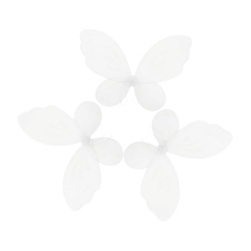 KICHOUSE 3 Schmetterlingsflügel: Schmetterlingsflügel Für Mädchen – Feenkostüm-Requisiten – Für Rollenspiele Und Bühnenauftritte Für Kinder von KICHOUSE
