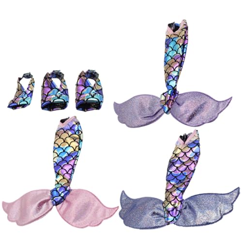 KICHOUSE 3 Sets Mädchenpuppe Meerjungfrau Freizeitkleid Wiederverwendbares Puppenkostüm Stilvolles Kleid Minipuppe Romantisches Kleid Puppe Foto Requisite DIY Puppenzubehör Kompakte KICHOUSE 3 Sets Mädchenpuppe Meerjungfrau Freizeitkleid Wiederverwendbares Puppenkostüm Stilvolles Kleid Minipuppe Romantisches Kleid Puppe Foto Requisite DIY Puppenzubehör Kompakte von KICHOUSE