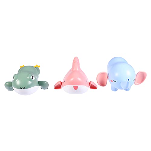 KICHOUSE 3 Stück Badespielzeug für Babys wasserspielzeug Kleinkinder Bath time Toys Uhrwerk Wasserspielzeug Badespielzeug für Schwimmbecken Badewanne lustiges Badewanne von KICHOUSE