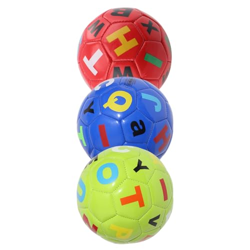 KICHOUSE 3 Stück Fußball Outdoor- für Kleinkinder Kinderball Fußbälle entwicklung kindliche entwicklung Zug Interessantes Kinderspielzeug Kinderbälle PVC von KICHOUSE