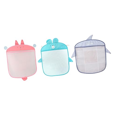 KICHOUSE 3 Stück Medizin Feeder Duschspielzeugnetzbehälter Schnell Trocknender Wannenhalter Badewannen-mesh-Tasche -badewannen-Aufbewahrungstasche Duschspielzeug-netzbehälter Polyester von KICHOUSE