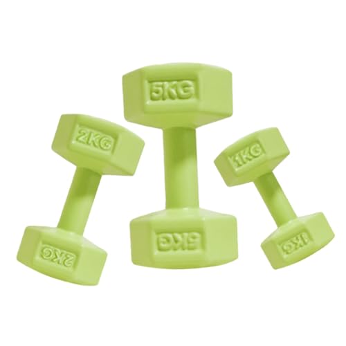KICHOUSE 3 Stück Mini Dumbbell -Modell Hantel Puppenhaus Miniatur-haussport Klein Mini- -sportdekoration Mini- -dekore Mini-hauspuppendekore Hellgrün Aluminiumlegierung KICHOUSE 3 Stück Mini Dumbbell -Modell Hantel Puppenhaus Miniatur-haussport Klein Mini- -sportdekoration Mini- -dekore Mini-hauspuppendekore Hellgrün Aluminiumlegierung von KICHOUSE