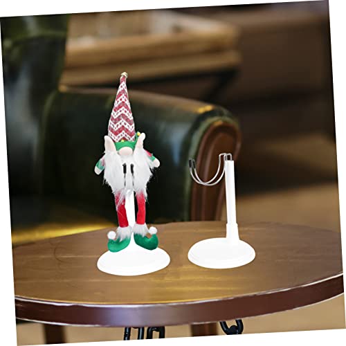 KICHOUSE 3 Stück Puppenständer Weiß Stabile Doll Display Racks mit Breiter Basis Sicher und Praktisch für Puppensammlung und Spiel als Doll Accessory von KICHOUSE