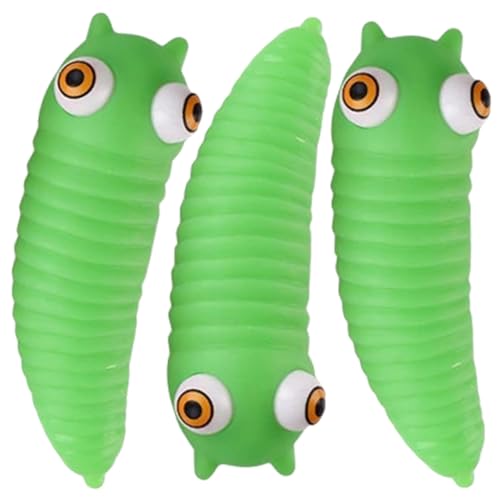 KICHOUSE 3stücke Teiliges Fidget Spielzeug Stressabbauende Wiederverwendbare Sensory Raupe Lustiges Squeeze Spielzeug Für Junge Mädchen Und Erwachsene Für Entspannung Und Spielspaß KICHOUSE 3stücke Teiliges Fidget Spielzeug Stressabbauende Wiederverwendbare Sensory Raupe Lustiges Squeeze Spielzeug Für Junge Mädchen Und Erwachsene Für Entspannung Und Spielspaß von KICHOUSE