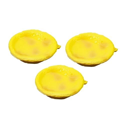 KICHOUSE 3 Stück Simulations-Eierkuchenmodell Simulationstörtchen Bratpfanne küche Dekoration küchendekoartikel Modell eines gefälschten Eierkuchens gefälschte Schaum-Eierkuchen Yellow KICHOUSE 3 Stück Simulations-Eierkuchenmodell Simulationstörtchen Bratpfanne küche Dekoration küchendekoartikel Modell eines gefälschten Eierkuchens gefälschte Schaum-Eierkuchen Yellow von KICHOUSE