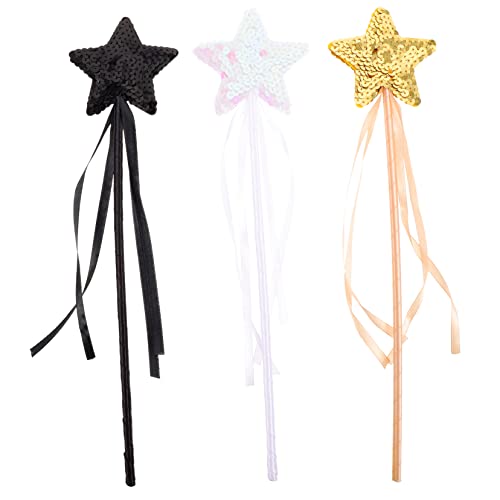 KICHOUSE 3Stücke Kinder Feenstäbe Sternform Spielzeug für Mädchen Leicht Handlich für Partys Cosplay Feenstab mit Schleifendesign Kinderspielzeug für Geburtstagsgeschenke KICHOUSE 3Stücke Kinder Feenstäbe Sternform Spielzeug für Mädchen Leicht Handlich für Partys Cosplay Feenstab mit Schleifendesign Kinderspielzeug für Geburtstagsgeschenke von KICHOUSE
