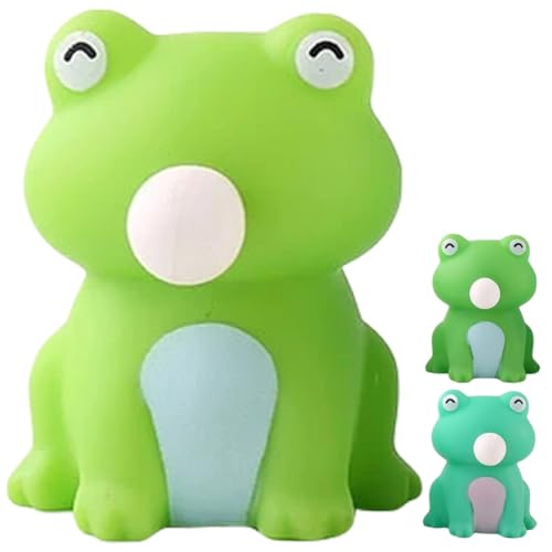 KICHOUSE 3 Stück Teiliges Mini froschspielzeug Realistische Tier Stressabbau Spielzeuge Weiches Squeeze Toy für Erwachsene Tragbar Elastisch Beruhigend und Anti Stress zum Entspannen von KICHOUSE