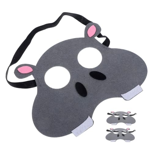 KICHOUSE 3 Stück Teiliges Tiermasken aus Vliesstoff Lustige Tiermasken für Kindergeburtstage Halloween und Karneval Wiederverwendbare Sichere und Praktische Dekorationsmasken für Tier KICHOUSE 3 Stück Teiliges Tiermasken aus Vliesstoff Lustige Tiermasken für Kindergeburtstage Halloween und Karneval Wiederverwendbare Sichere und Praktische Dekorationsmasken für Tier von KICHOUSE