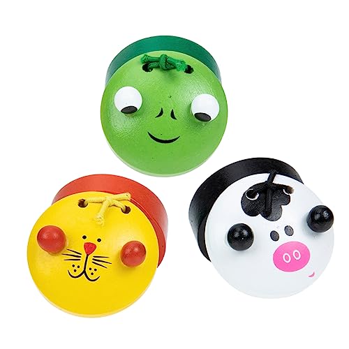 KICHOUSE Musikalisches Lernspielzeug-Set Kindertrommeln Babyinstrumente Kastagnetten Für Kreatives Musizieren von KICHOUSE